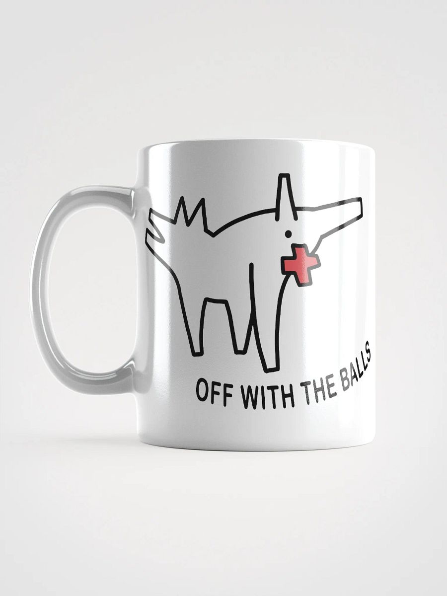 Off With The Balls White Mug product image (6)