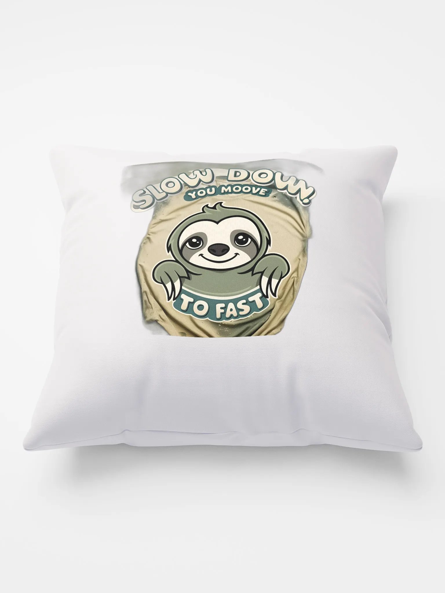 Chill Sloth All-Over Print Pillow product image (1)