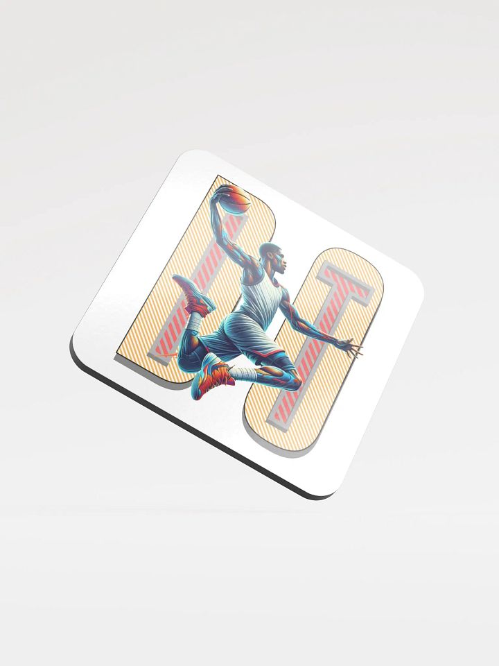 Do It Basketball Airborne Dunk Cork Coaster product image (1)
