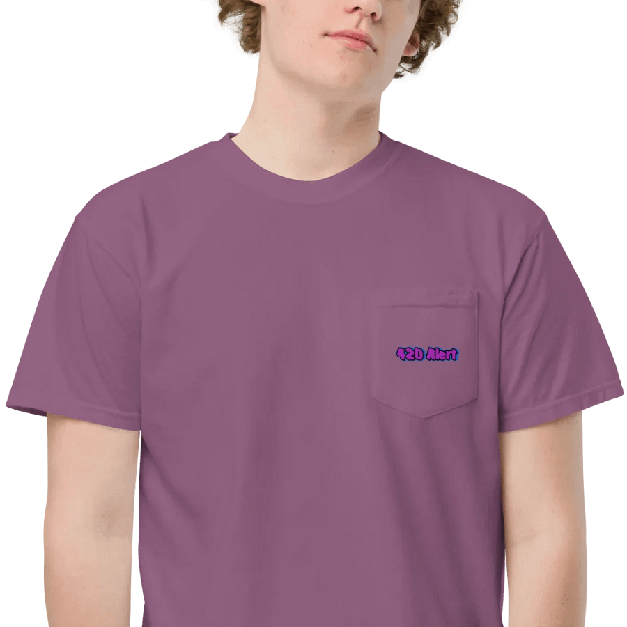 420 Alert Unisex Pocket Tee product image (100)