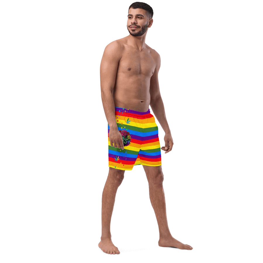 PRIDE Cthulhu Royalty Swim Shorts product image (5)