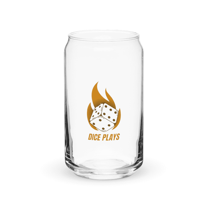Diceplays Can Shaped Glass & Straw product image (2)