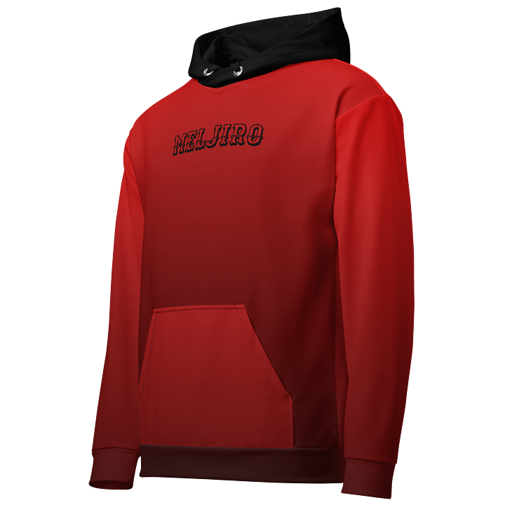 Meljiro Red Gradient Hoodie – Heat in Every Thread product image (2)