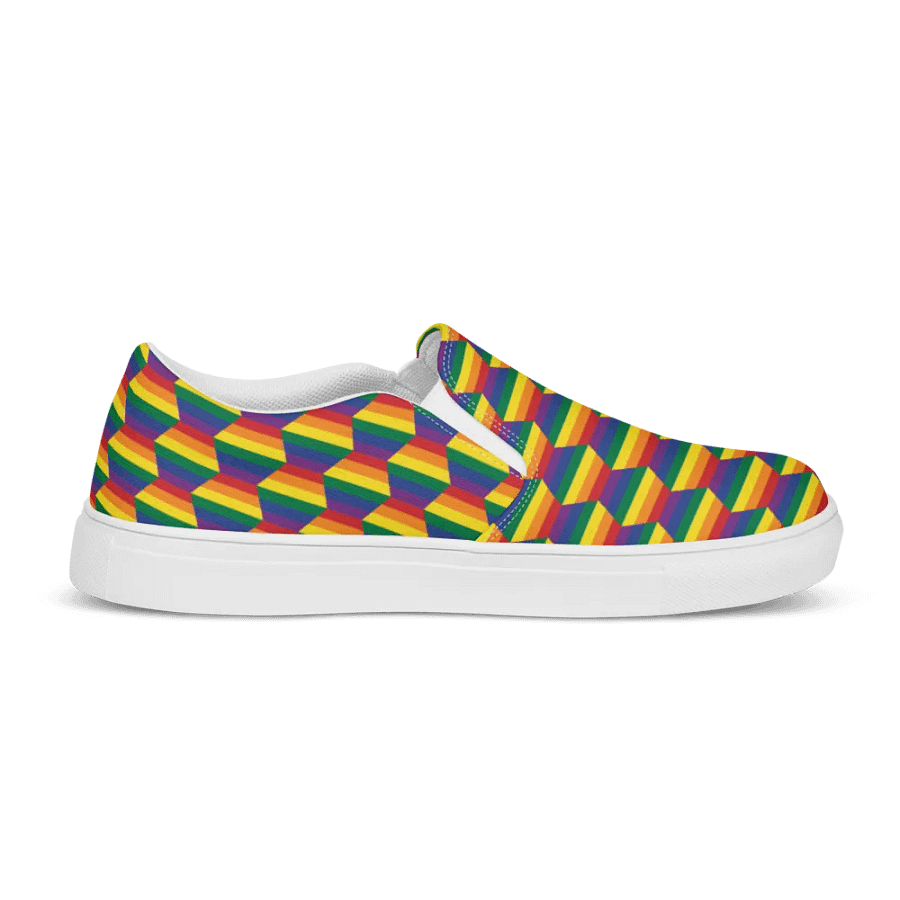 Mens Slip On Canvas - Rainbow product image (5)