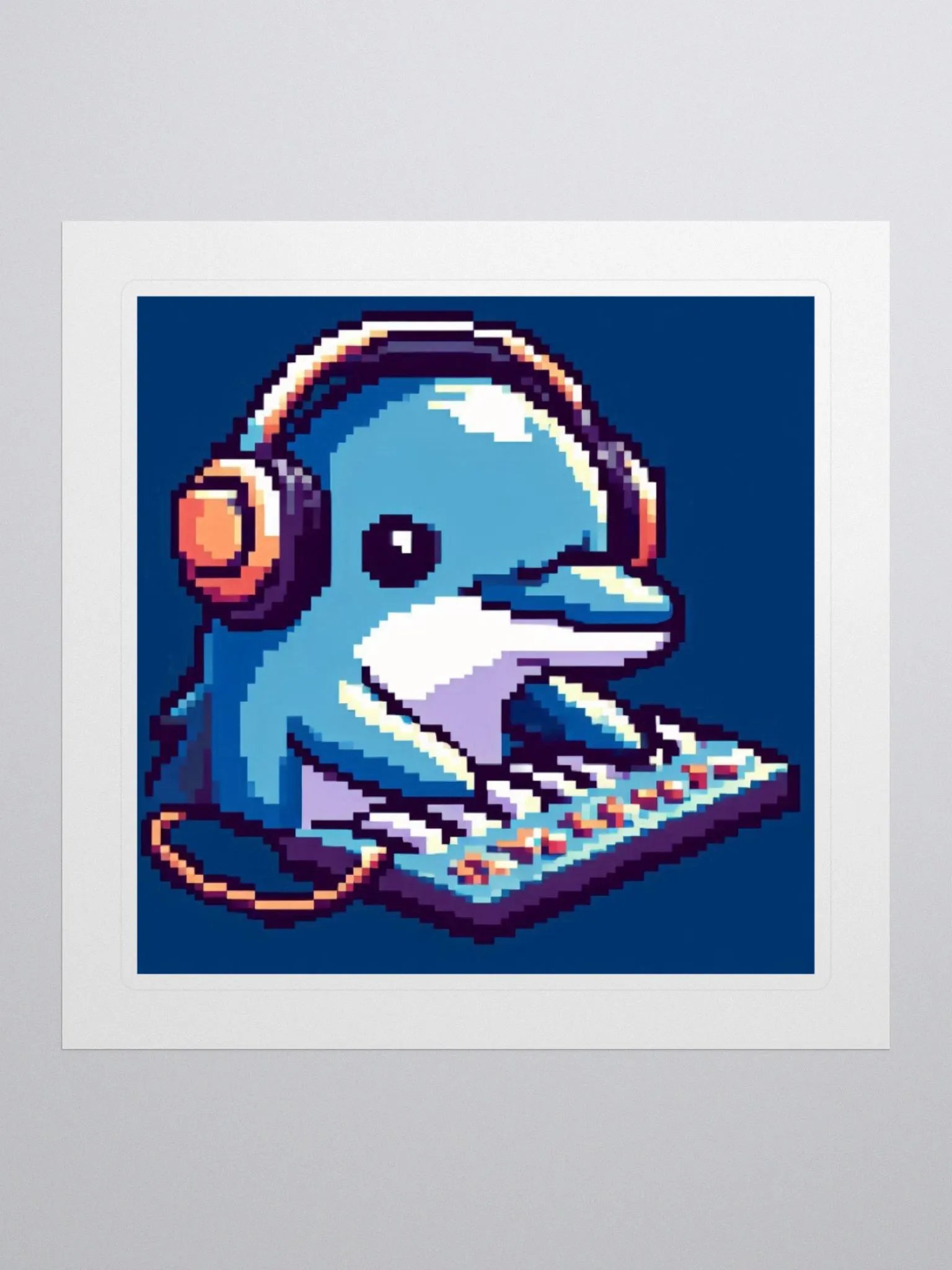 Dolphin DJ Sticker product image (1)