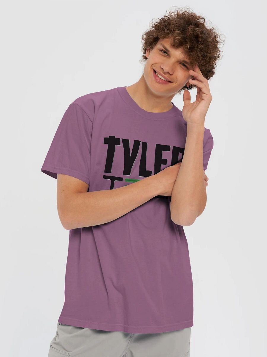 Tech Logo Comfort Tee black font product image (65)