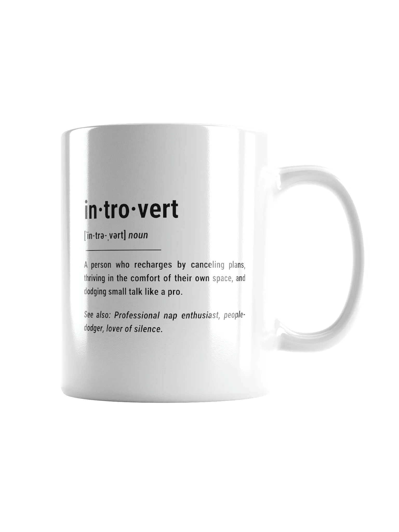 Introvert: A Person who Recharges by Canceling Plans Mug product image (2)