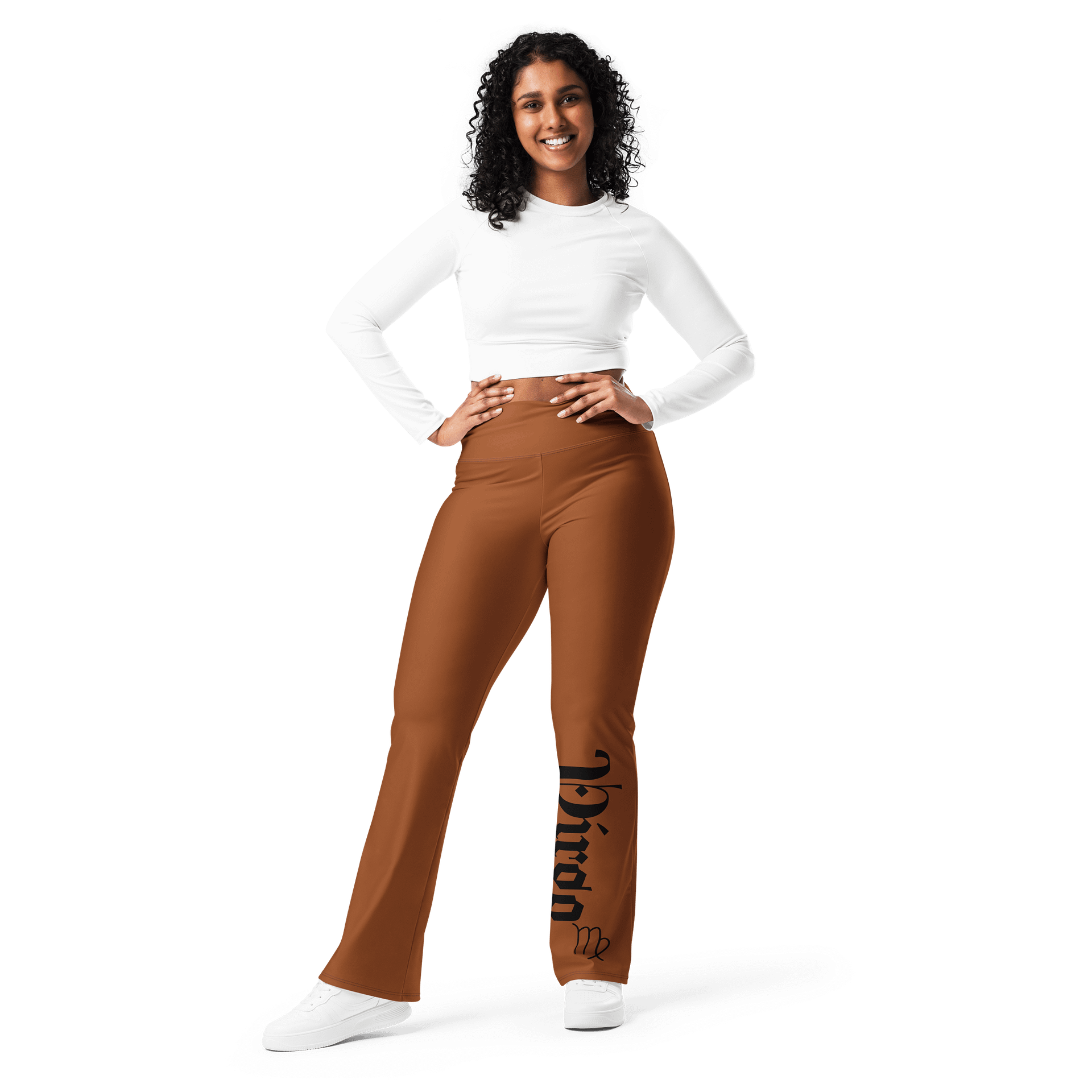 Celestial Virgo All-Over Flare Leggings product image (10)