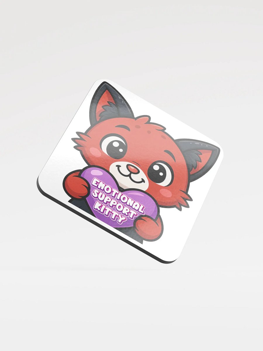 Emotional Support Kitty Coaster! product image (1)