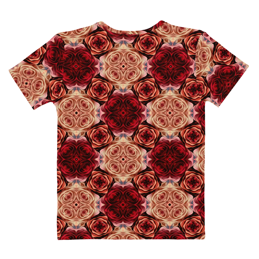 Rose Bouquet Women's Crew Neck T-Shirt product image (11)