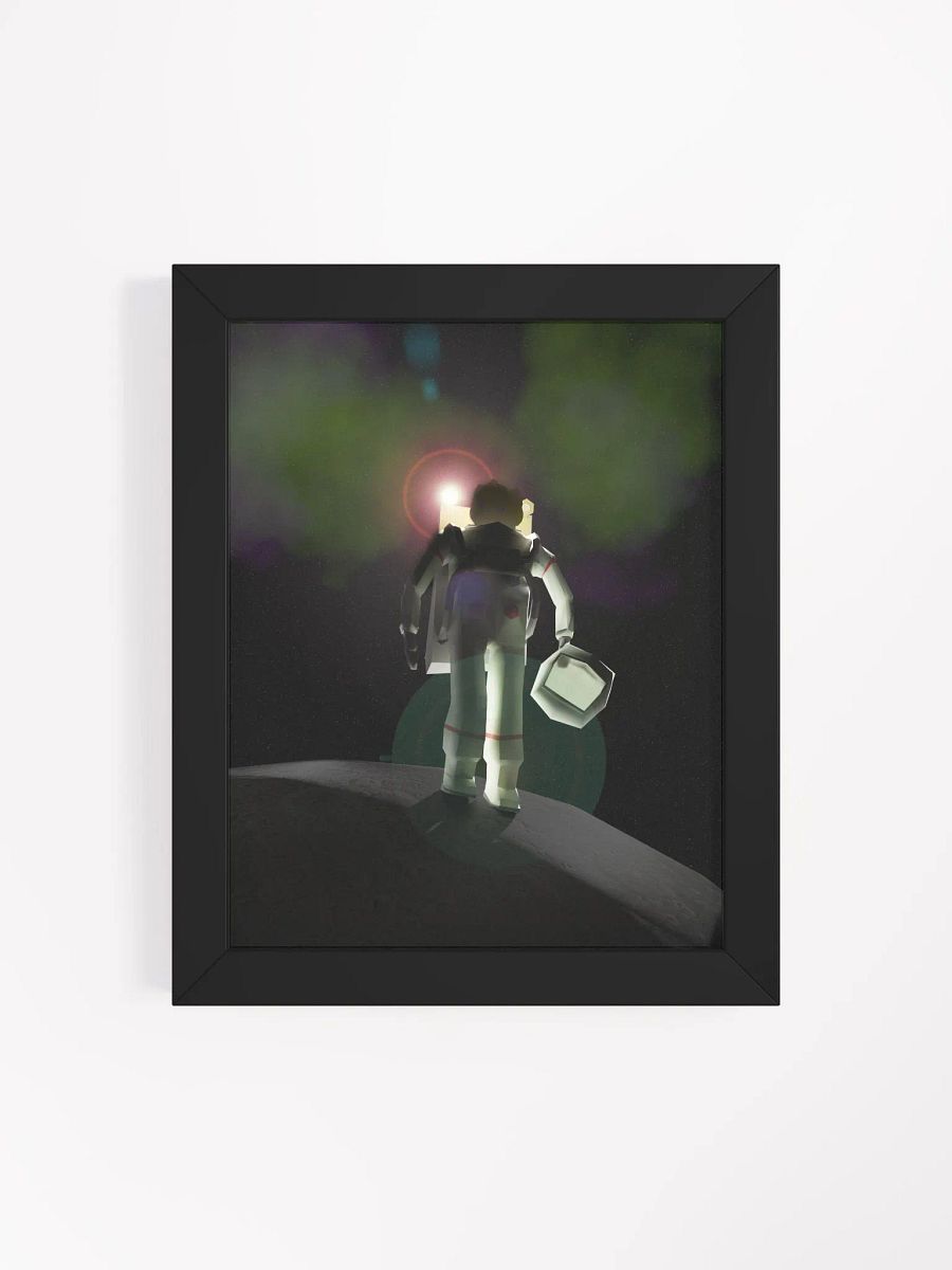 cosmic explorer framed poster product image (4)