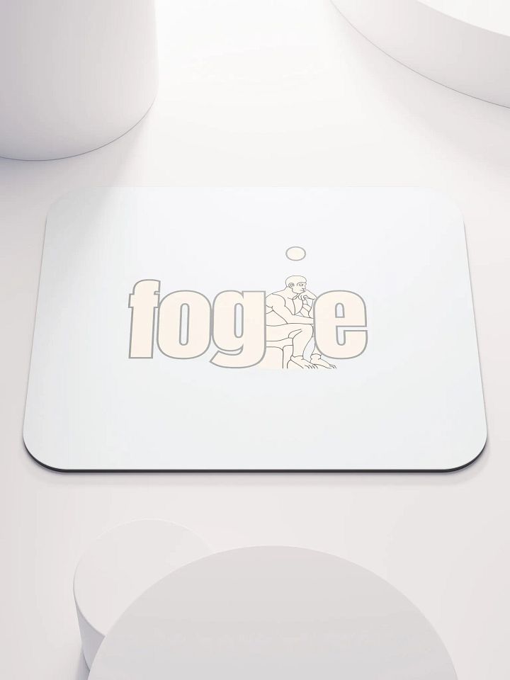 Contemplative Fogie Thinker Mouse Pad product image (1)
