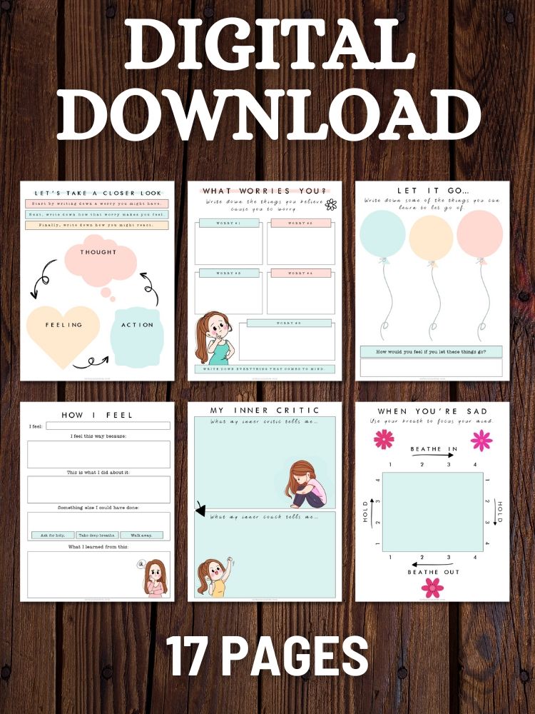 Cognitive Behavioral Therapy (CBT) Workbook for Kids and Teens product image (1)