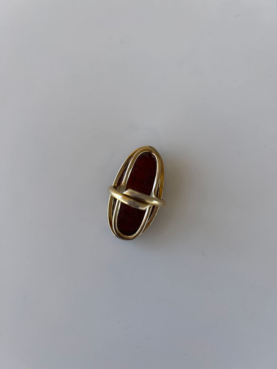 Baltic Amber 925 Sterling Silver Adjustable Ring product image (6)