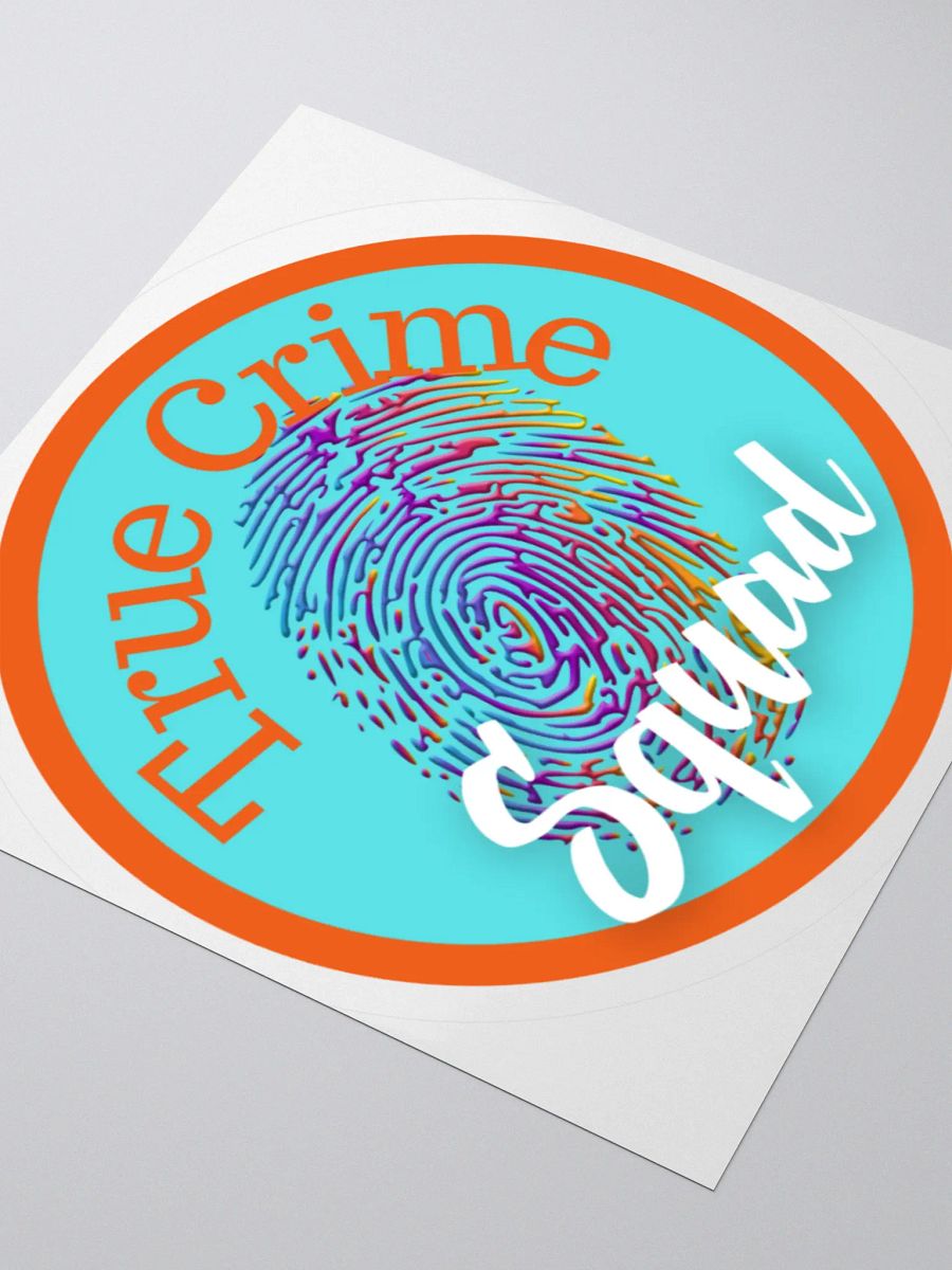 True Crime Squad Fingerprint Stickers product image (8)