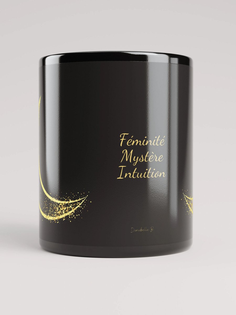 Mug Noir et Doré - Lune - Cadeau Féminin product image (5)