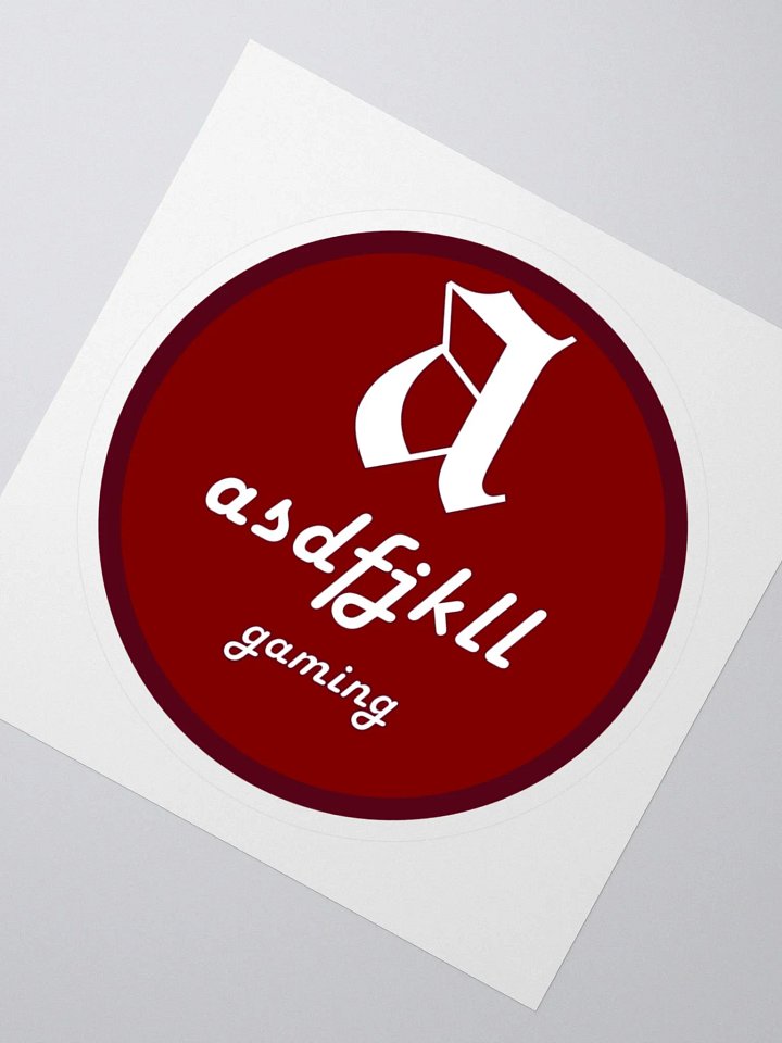 asdfjkll Gaming Logo Stickers product image (2)