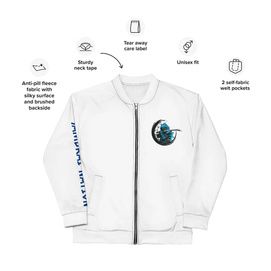 Warrior's Pride All-Over Print Bomber Jacket product image (10)