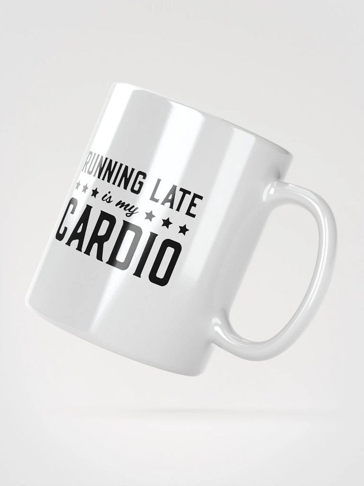 Running Late is My Cardio Funny Retro Student Mug product image (2)