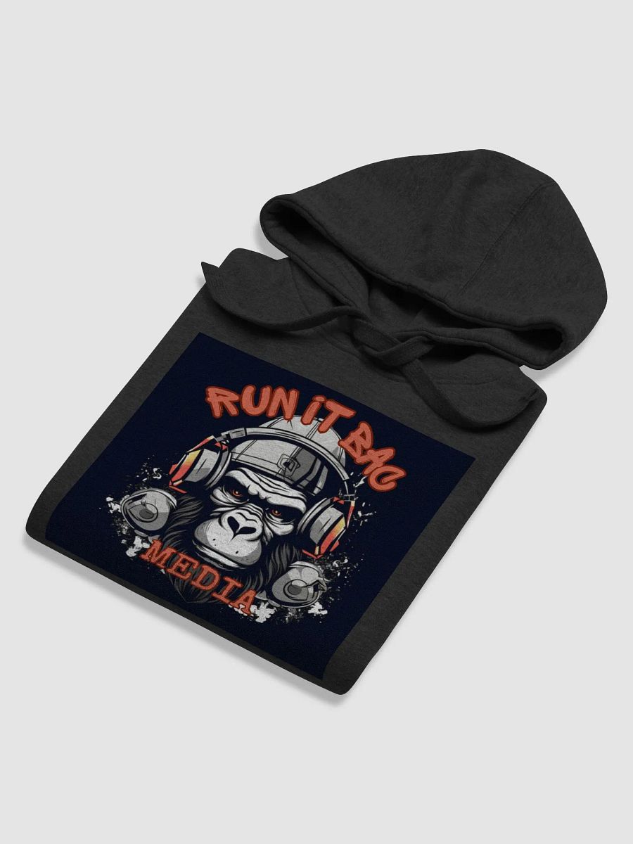 RUN It BAC Media Hoodie Black Logo product image (4)
