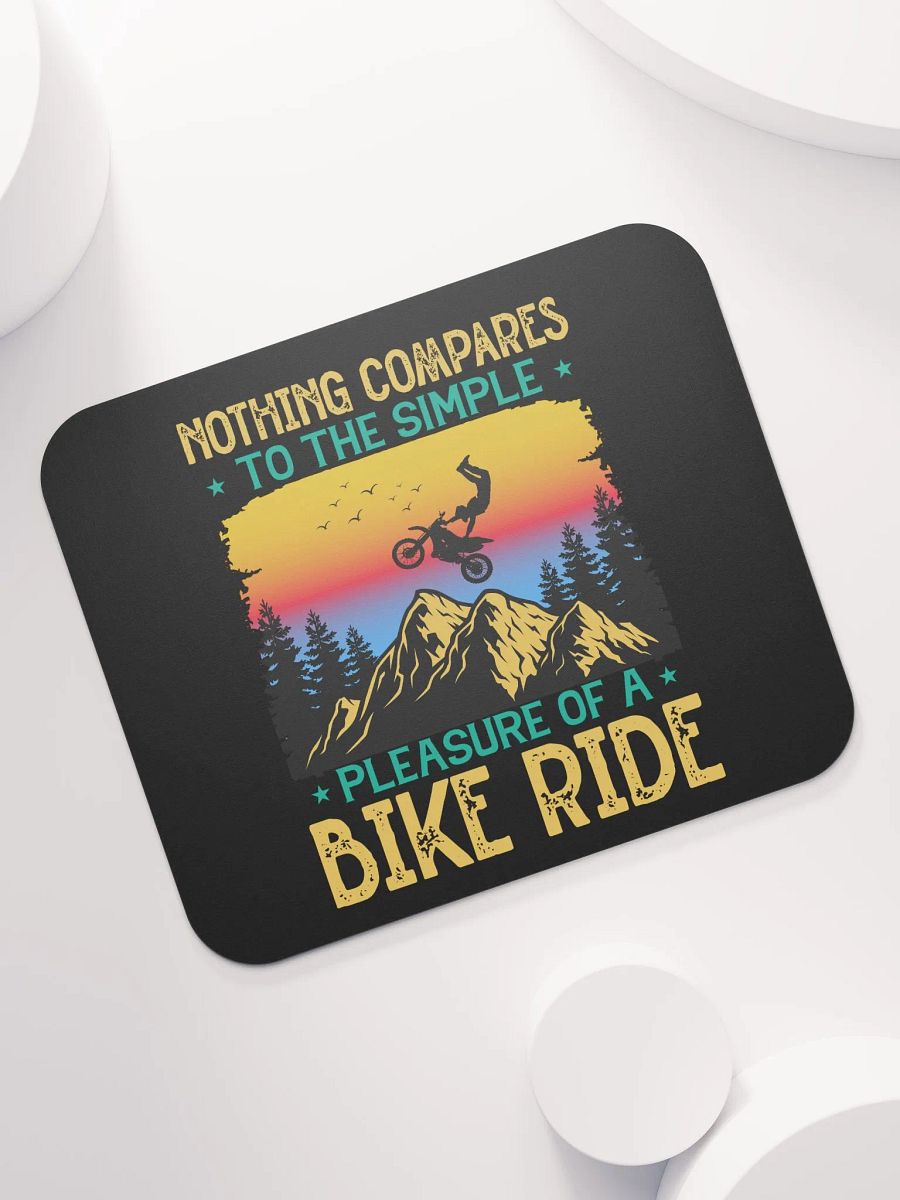 Simple Pleasure of a Bike Ride - Mountain Biking Mouse Pad product image (7)