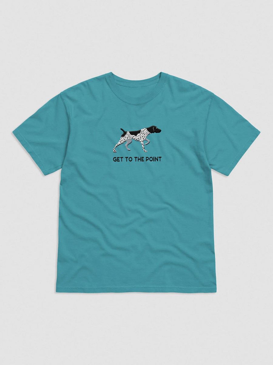Get to the Point T-Shirt(Embroidered) of a German Shorthaired Pointer(Black Roan) product image (4)