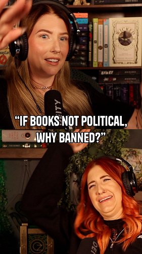 Listen, we’re open to explanations… 

Riddle us this: If books are not political, why does the government care so much about ...