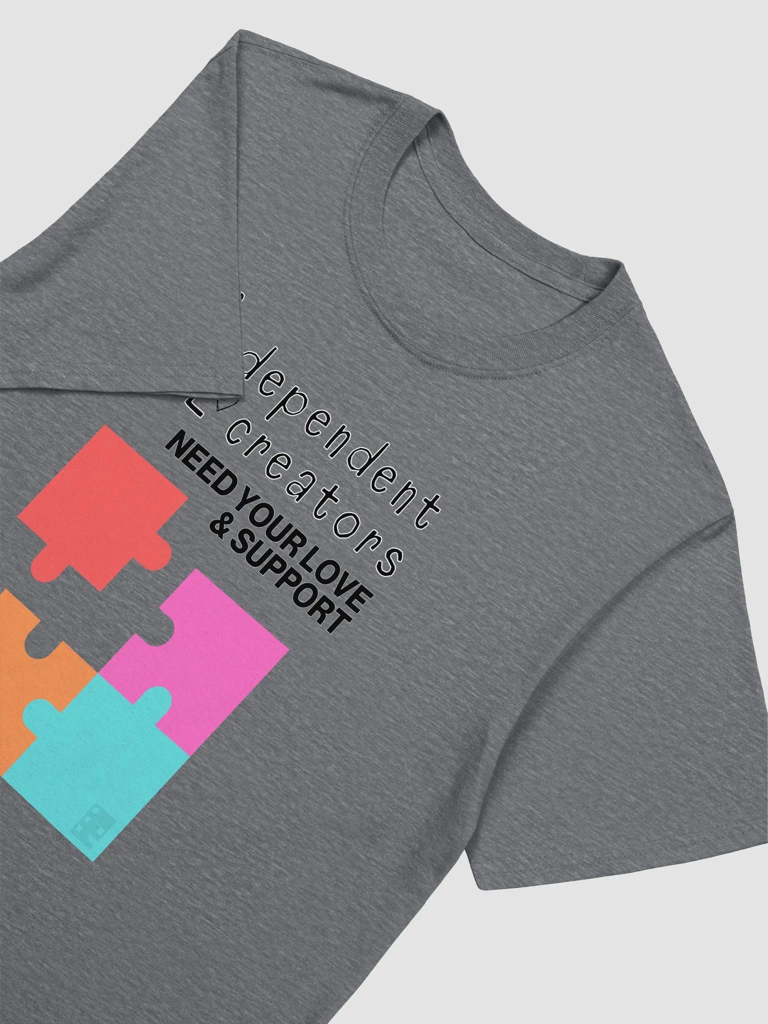 Independent BL Creators Need Your Love and Support's Unisex organic cotton t-shirt product image (3)