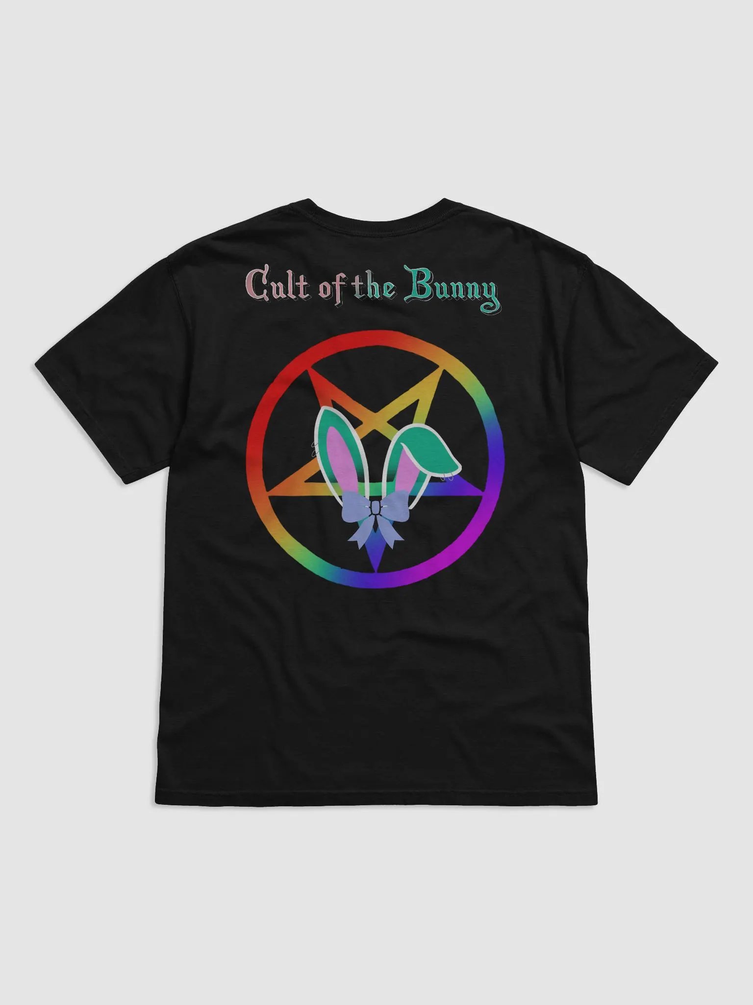 Bunny Pentacle Glitch T-Shirt product image (14)