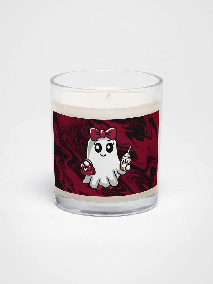 Stylish Ghost Soy Wax Glass Jar Candle product image (1)