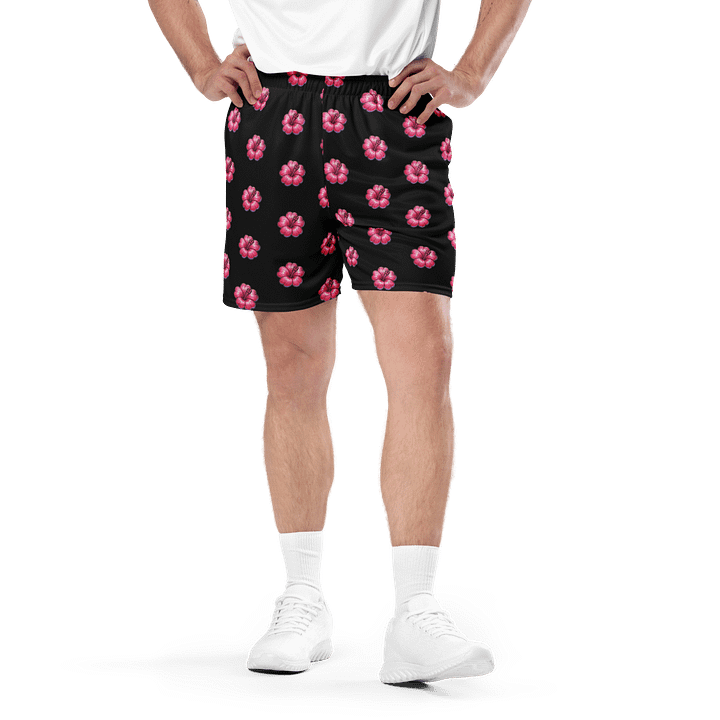 NRG Cherry Blossom Athletic Shorts (Black) product image (1)