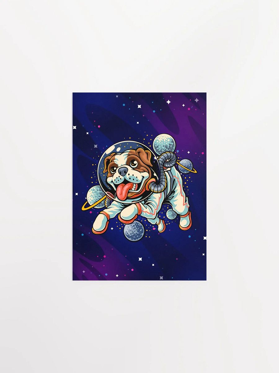 Dog Astronaut, space dog — space poster, synthwave space, neon space, aesthetic poster product image (6)