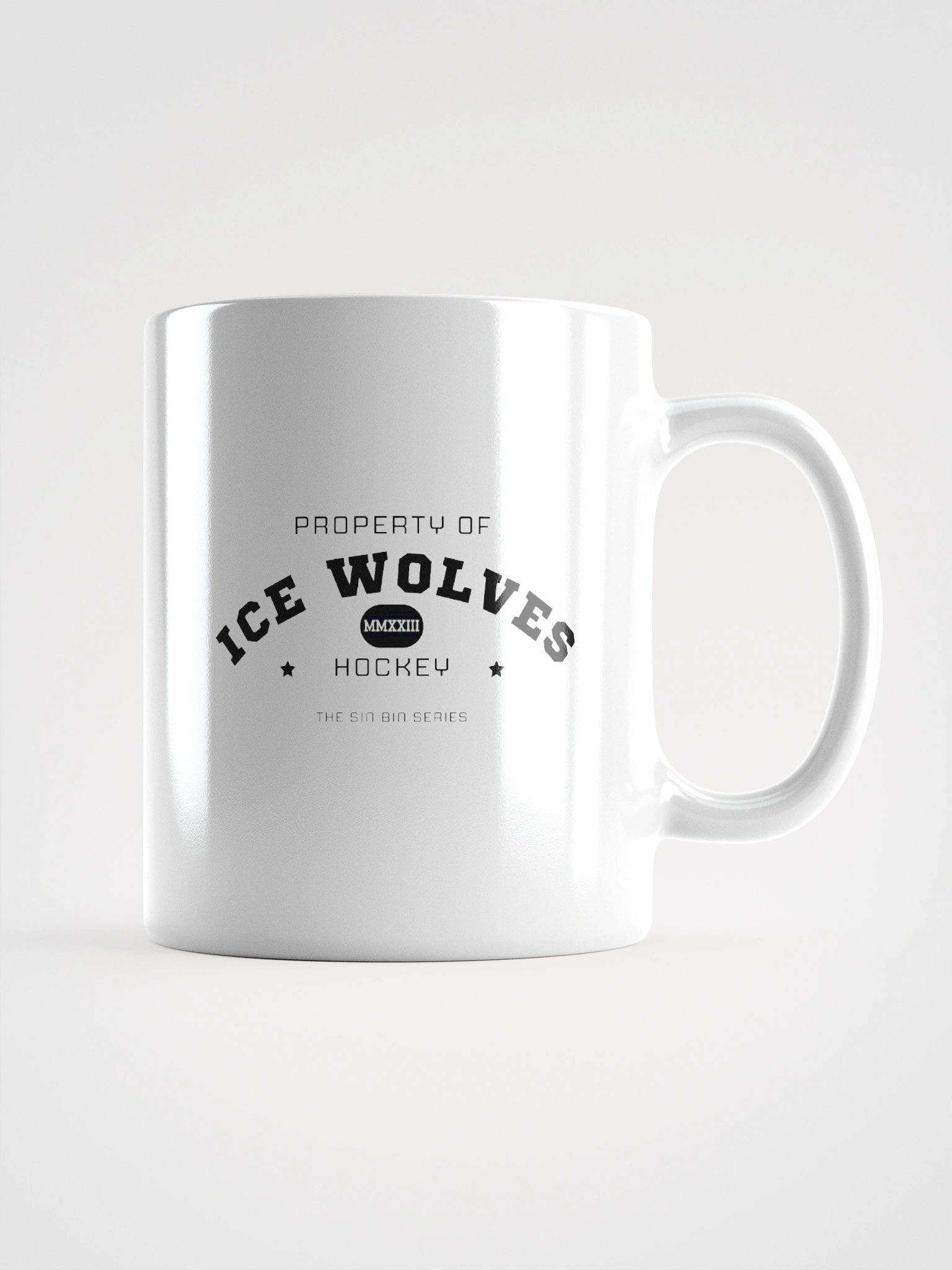 Ice Wolves Athletic Dept White Mug product image (4)