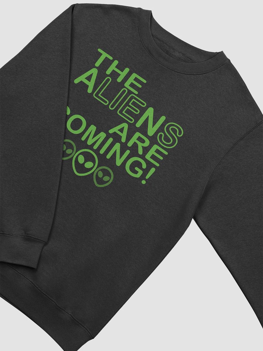 The Aliens Are Coming! - Green - Lane Seven Premium Crewneck Sweatshirt product image (1)
