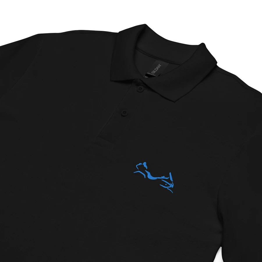 Shadow Wing Polo Shirt Blue Embroidery product image (3)