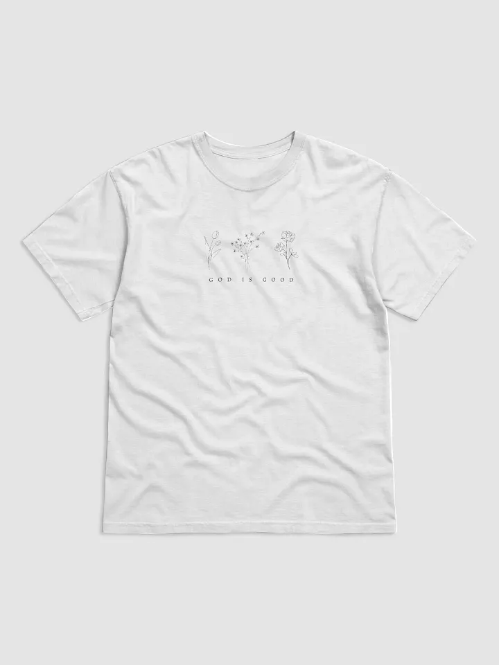 "God Is Good" Floral Tee product image (10)