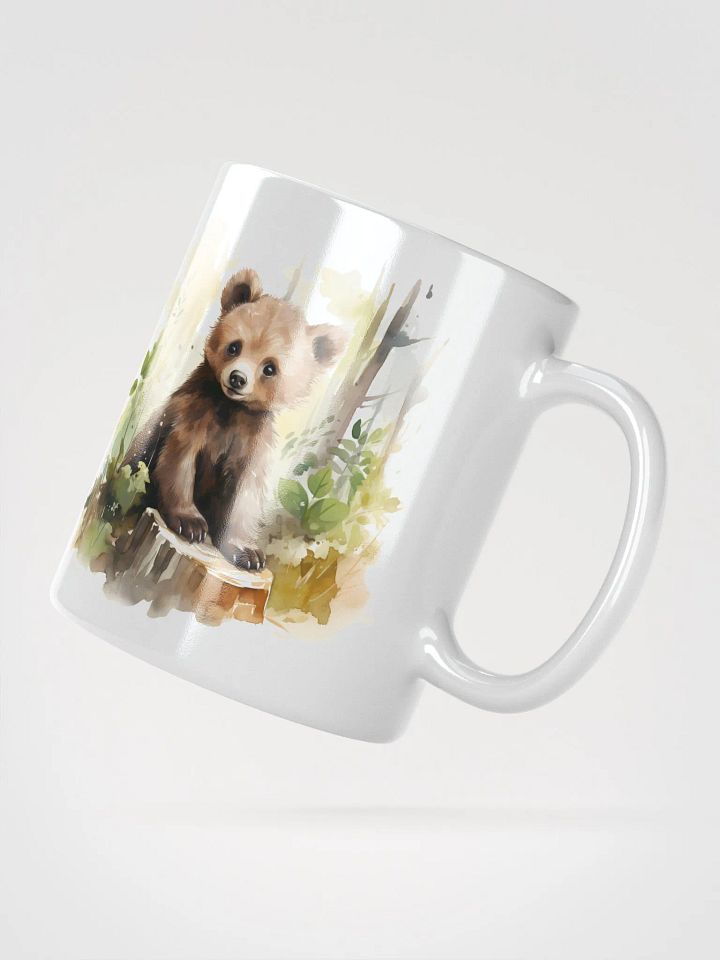 Forest Cub White Glossy Mug product image (2)