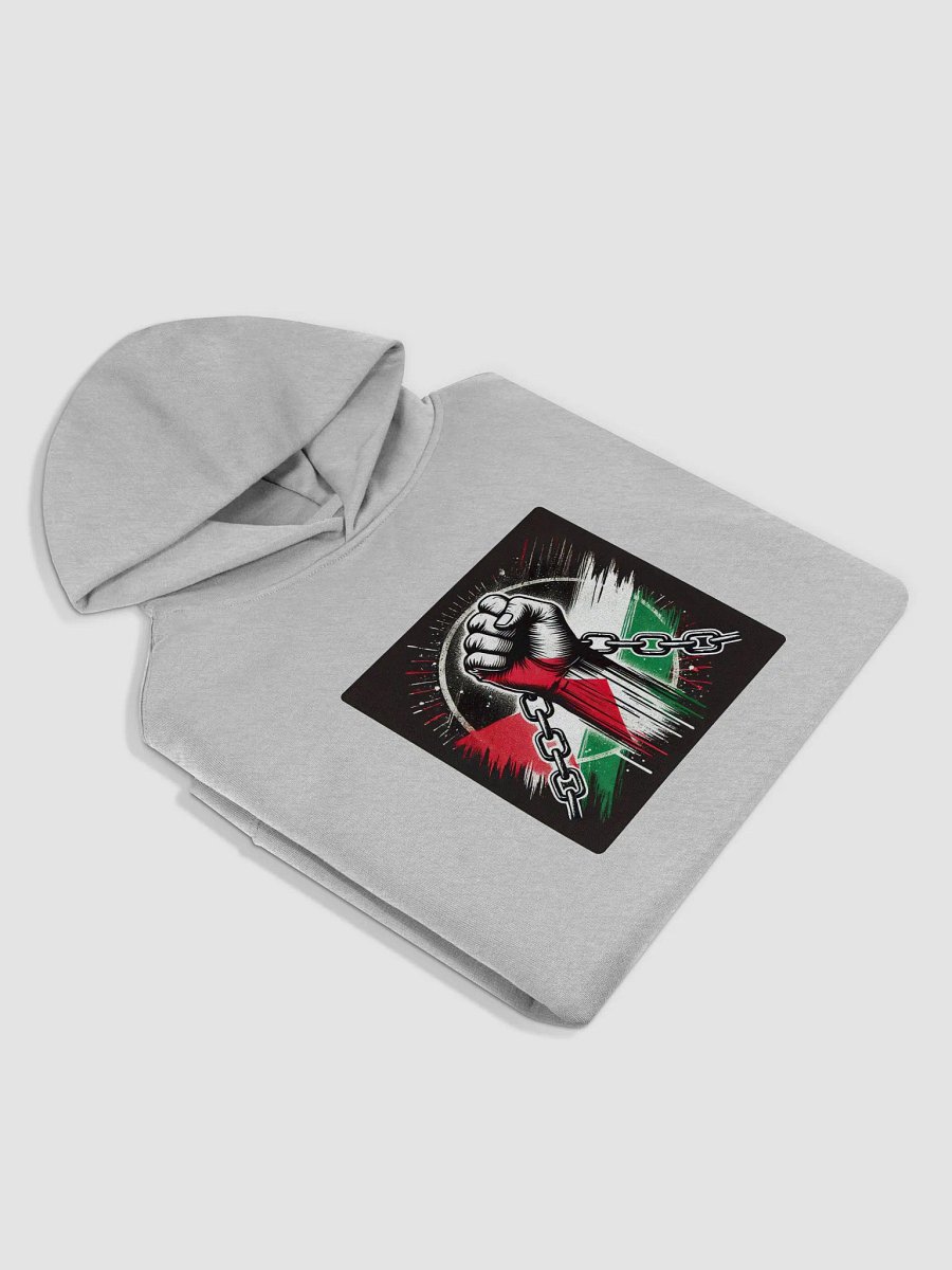 Liberation Fist Oversized Hoodie | Free Palestine AI Work product image (11)