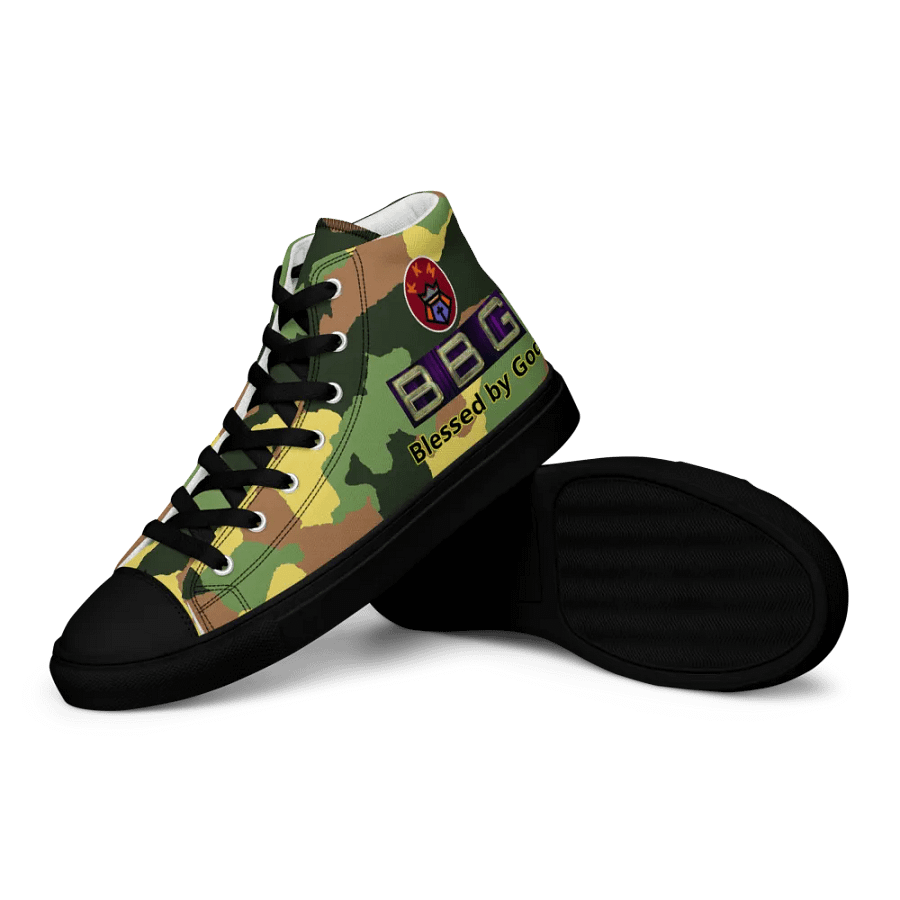 Camouflage BBG High Tops - Black Soles product image (12)
