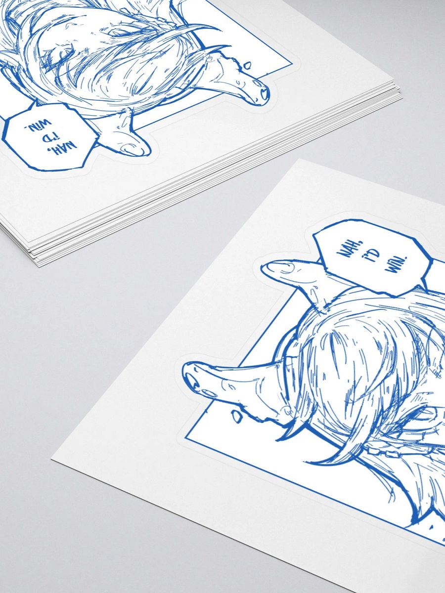 Nah I'd Win Sticker product image (4)