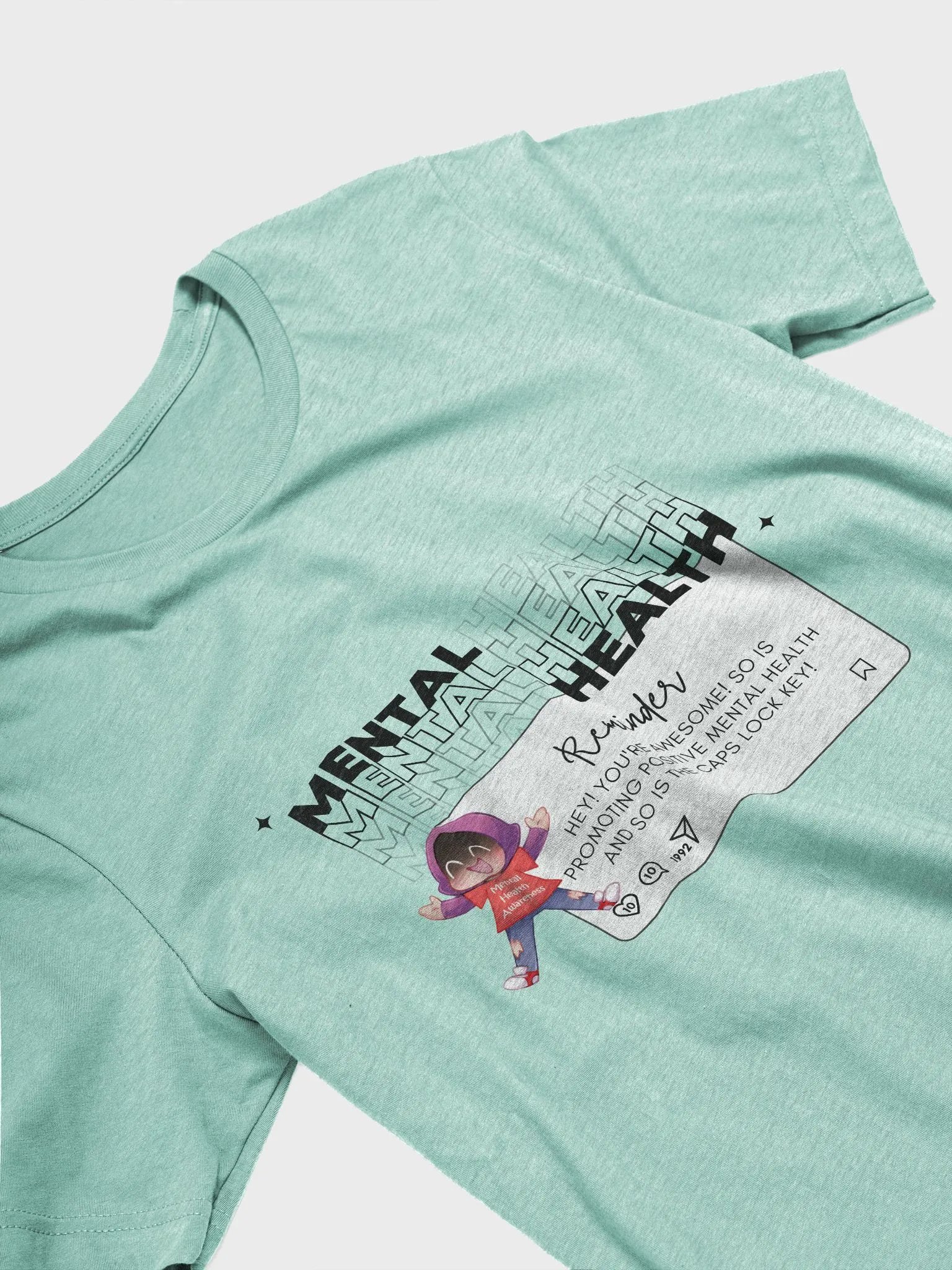 Mental Health Awareness Supersoft Canvas T-Shirt - Light product image (47)
