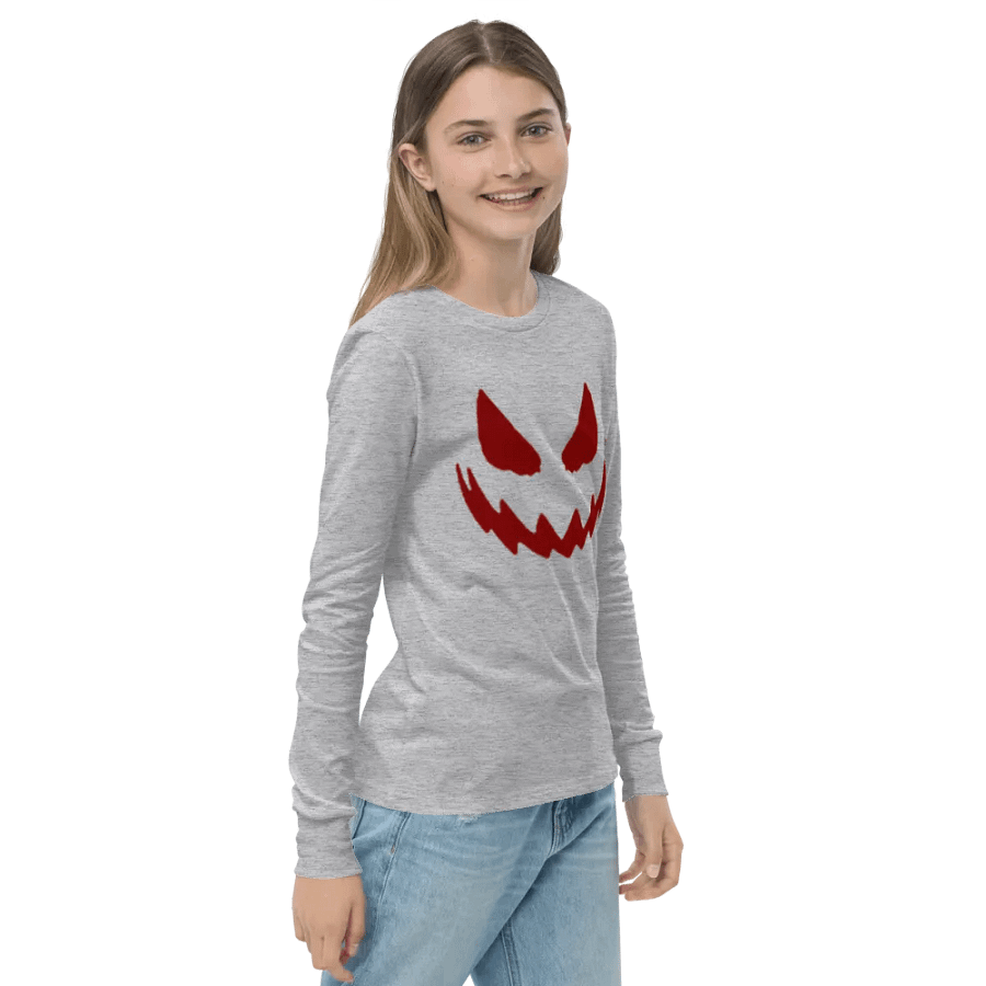 Mischievous Grin Youth Long Sleeve T-Shirt product image (23)