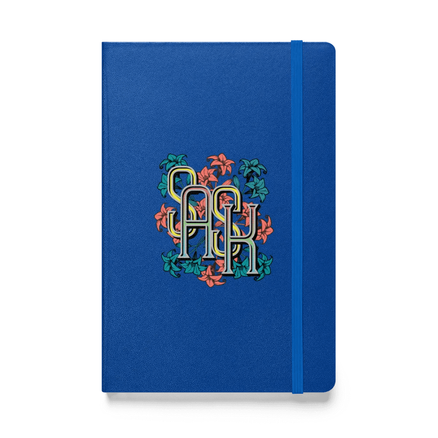 Sask Saskatoon Saskatchewan Flower Floral Hardcover Notebook product image (1)