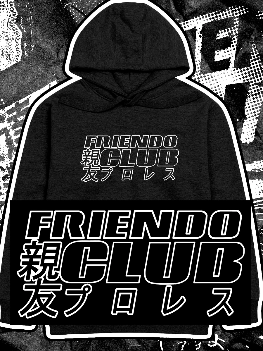 Friendo Club Midnight Hoodie product image (1)