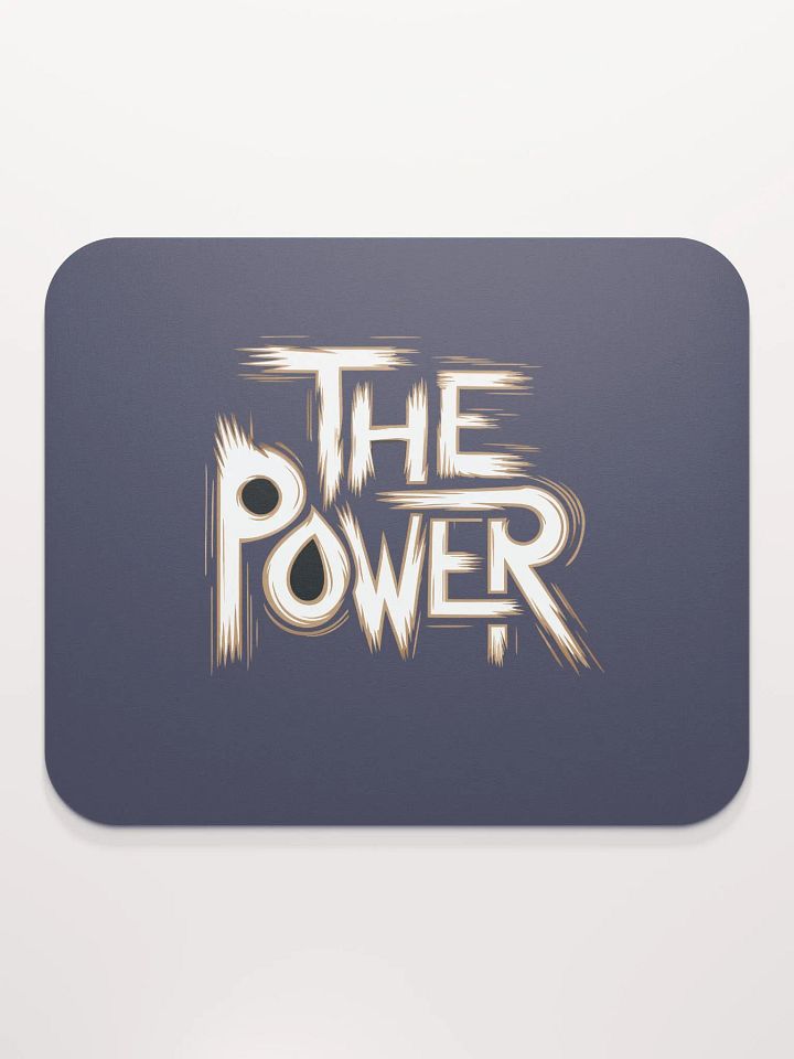 The Power Navy color Classic Mouse Pad product image (2)
