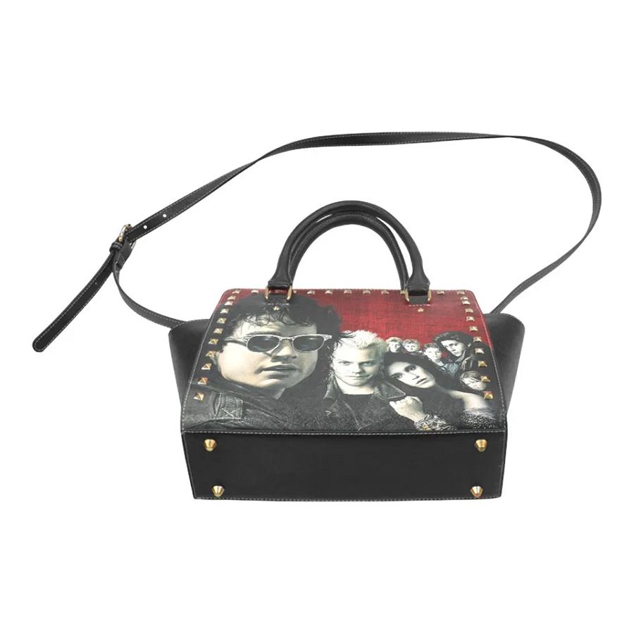Lost Boys Goth Women's Studded Rivet Leather Bag Purse Handbag Horror product image (4)