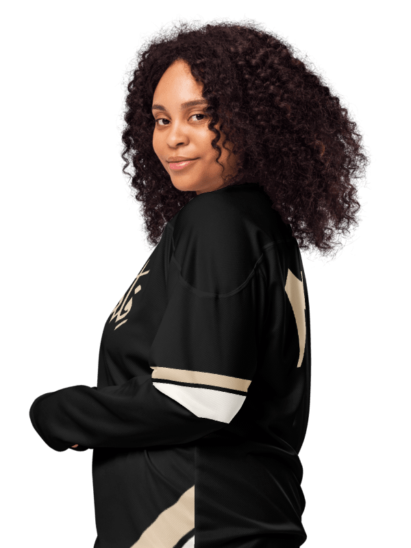 Arabic Palestine Long Sleeve Jersey Tan Hockey Oversized product image (3)