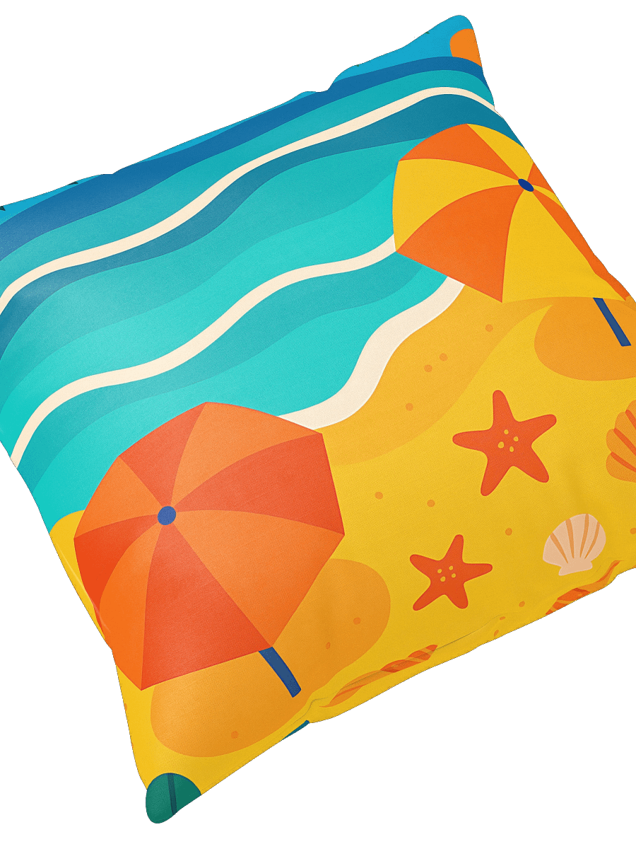 Beach Walk Modern All-Over Pillow product image (6)