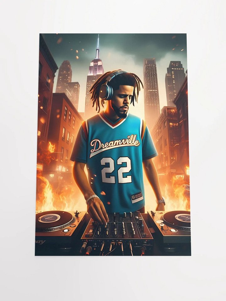 J COLE FIRE CITYSCAPE product image (1)