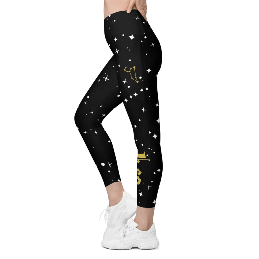 Stellar Leo Crossover Leggings with Pockets product image (4)